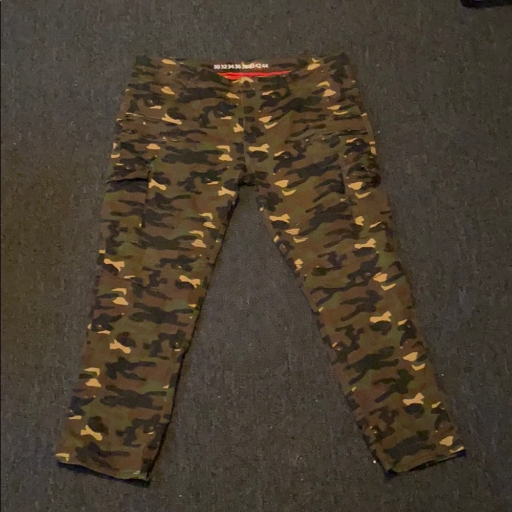 Denim House Men's Army Fatigue Cargo Pants Size 42